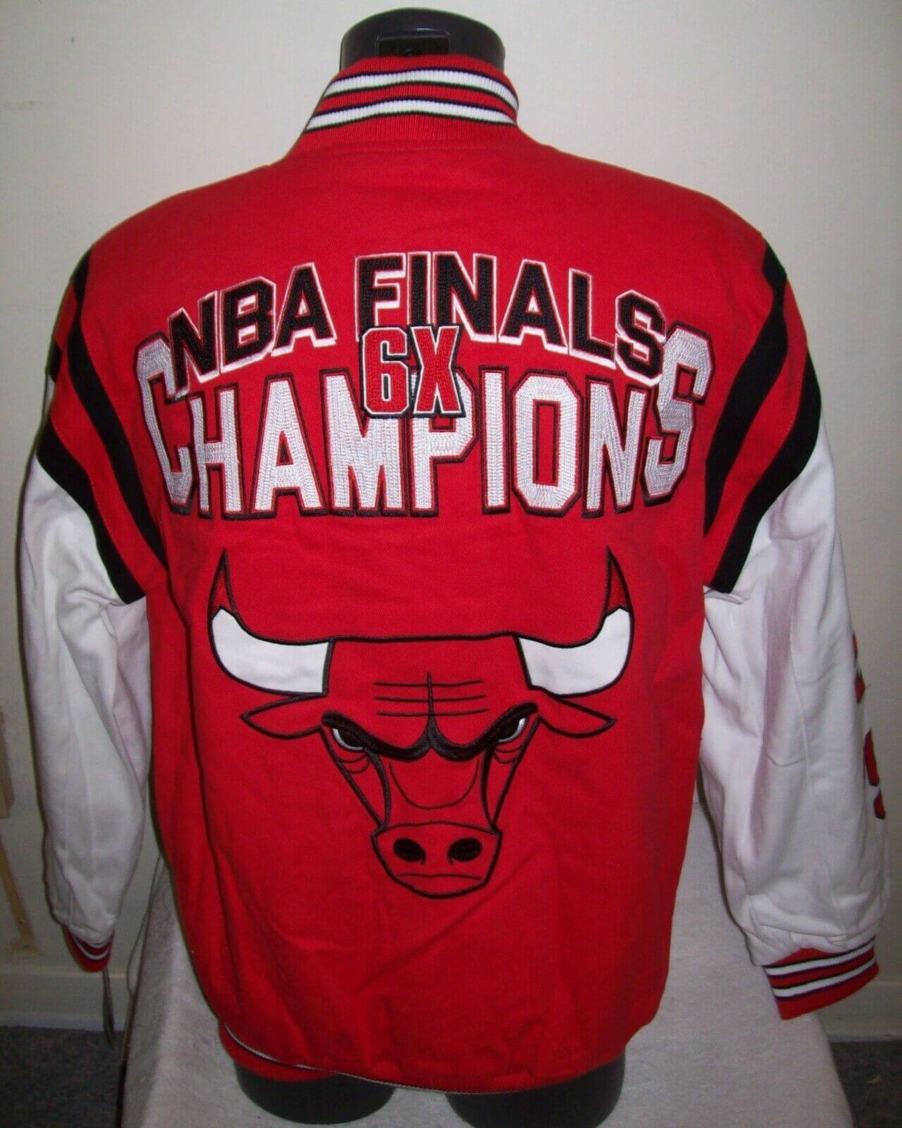 Chicago Bulls 6 NBA Finals Time Champions Jacket