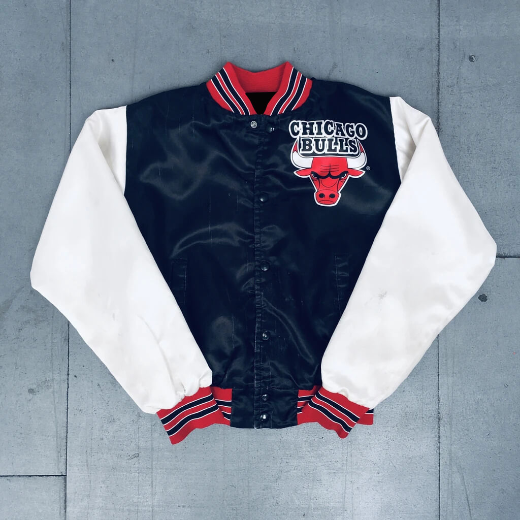 Jackets Creator - Women's Chicago Bulls Satin Varsity Jacket