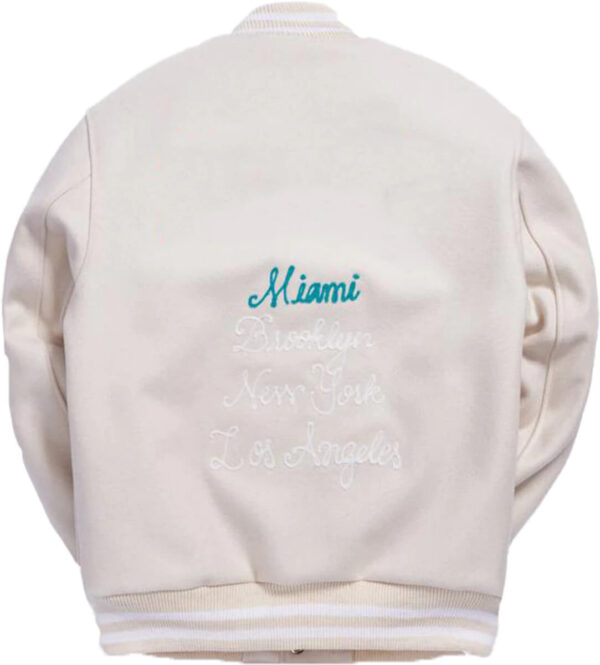 Cream Brooklyn Vogue Varsity Jacket