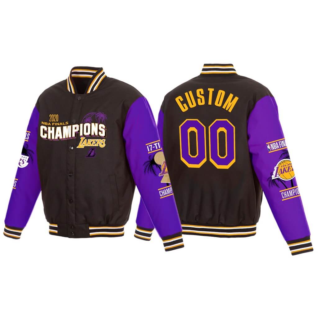 Custom shop lakers jacket