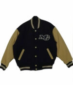 Dark Blue Mc Gregor Baseball Varsity Jacket