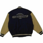 Dark Blue Mc Gregor Baseball Varsity Jacket