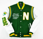 Green Norfolk State University Varsity Jacket