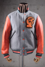 Grey Gary 36 Letterman Varsity Jacket