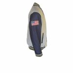 Grey Navy Varsity Global Force Jacket