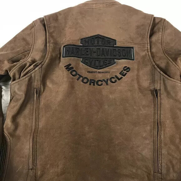 Harley Davidson Roadway Brown Leather Jacket - Maker of Jacket