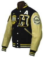 Houghton Winter Sports Club Letterman Varsity Jacket