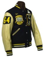 Houghton Winter Sports Club Letterman Varsity Jacket