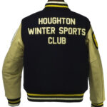 Houghton Winter Sports Club Letterman Varsity Jacket