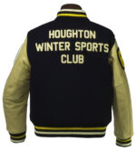 Houghton Winter Sports Club Letterman Varsity Jacket