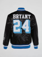 Kobe Bryant Black Crenshaw 24 Satin Jacket