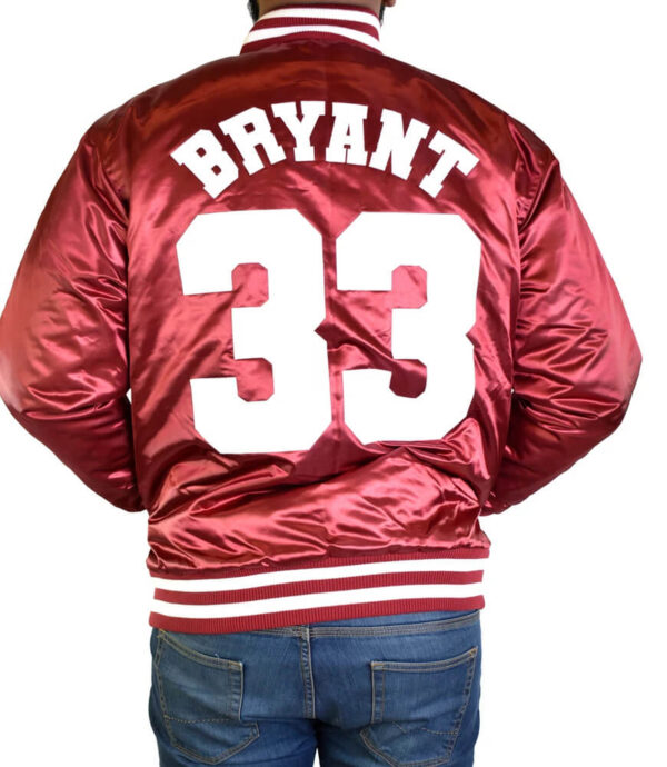 Lower Merion Kobe Bryant Maroon Satin Jacket