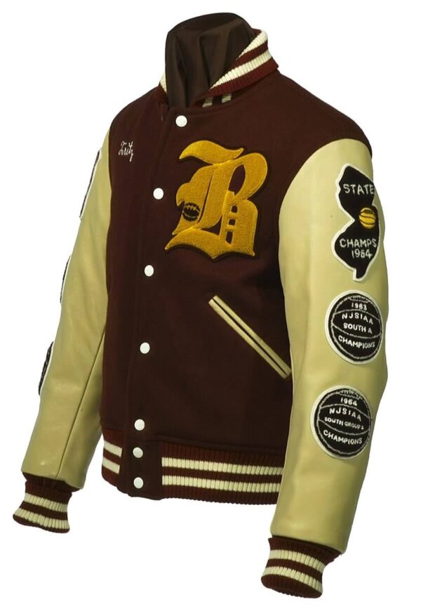 Maroon JOE McCOY Letterman Varsity Jackets