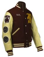 Maroon JOE McCOY Letterman Varsity Jackets