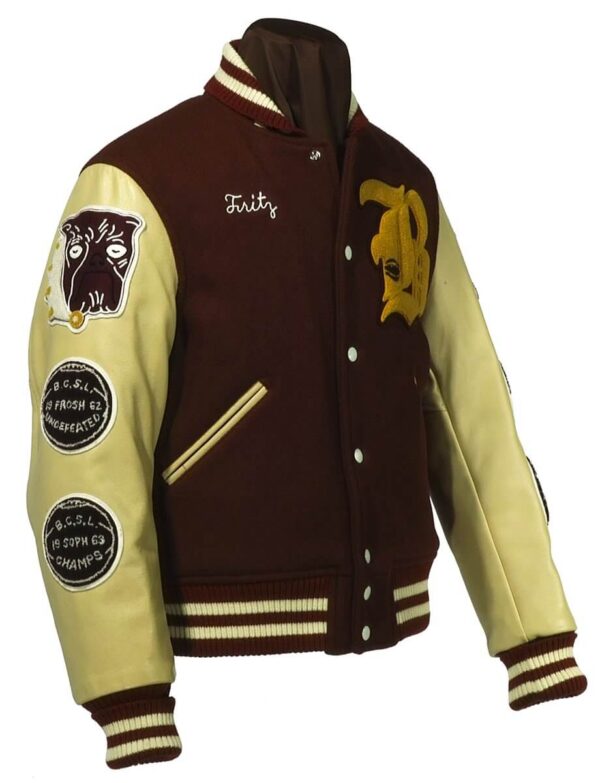 Maroon JOE McCOY Letterman Varsity Jackets