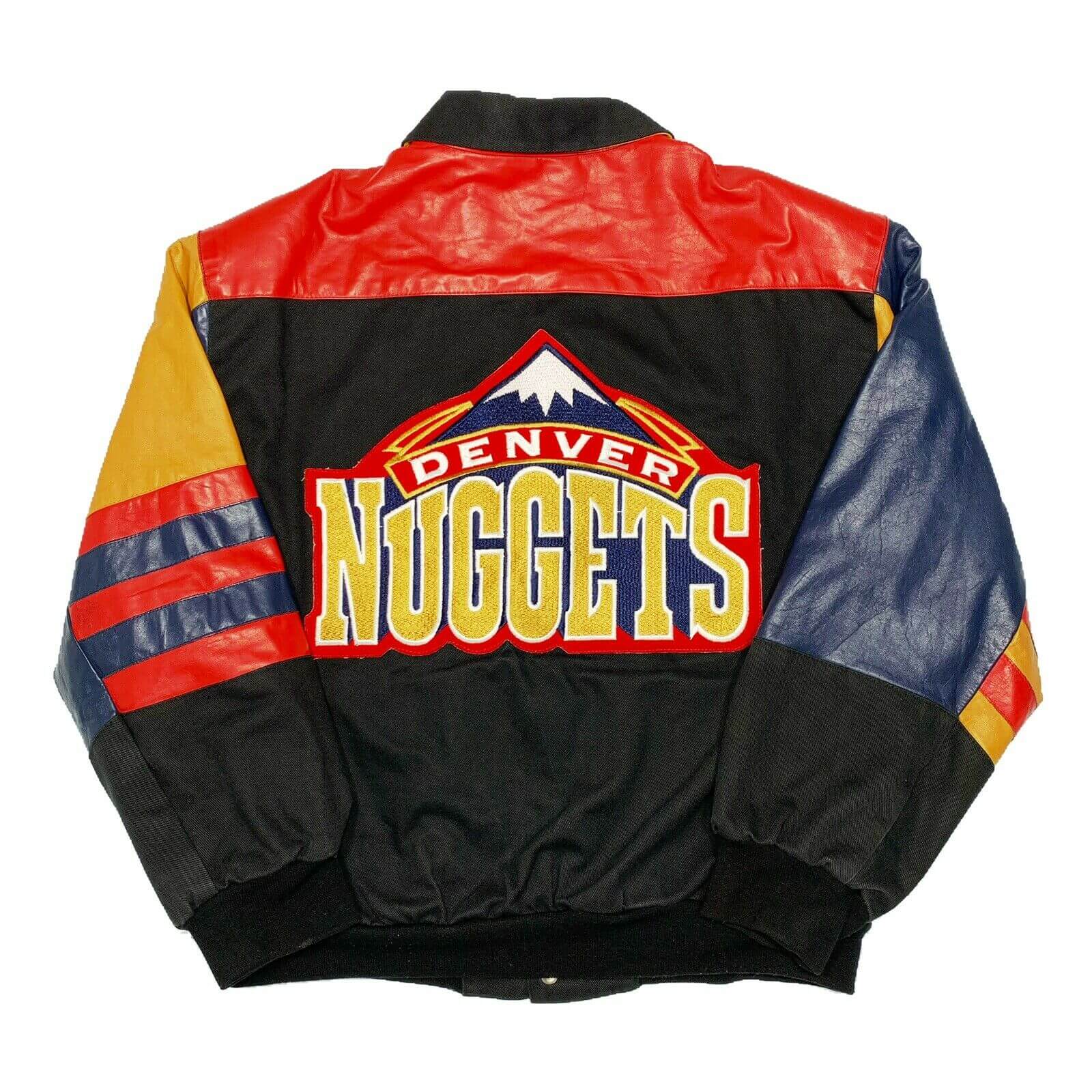 vintage denver nuggets jacket