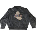 Operation Iraqi Freedom Veteran Leather Bomber Jacket