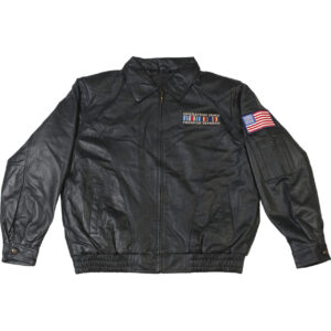 Operation Iraqi Freedom Veteran Leather Bomber Jacket