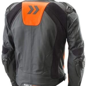 Orange And Black KTM Motorcycle Jacket