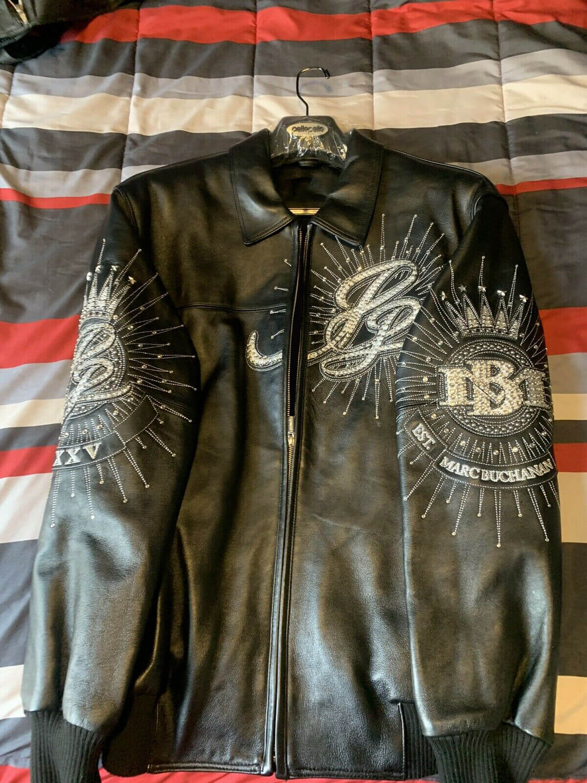 Leather coat on sale outlet