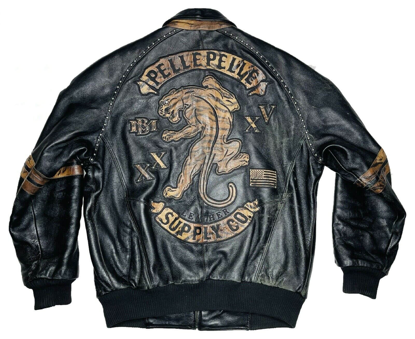 Maker of Jacket Black Leather Jackets Pelle Tiger