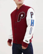 Philadelphia Phillies Retro Team WM Varsity Jacket