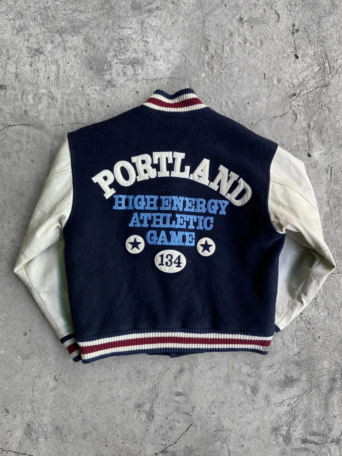 Portland American Sport Club Varsity Jacket (4) Portland American Sport Club Varsity Jacket