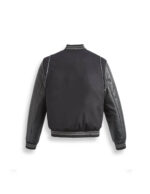 Pure Black Varsity Jacket
