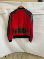 Red Black Heaven Baseball Varsity Jacket