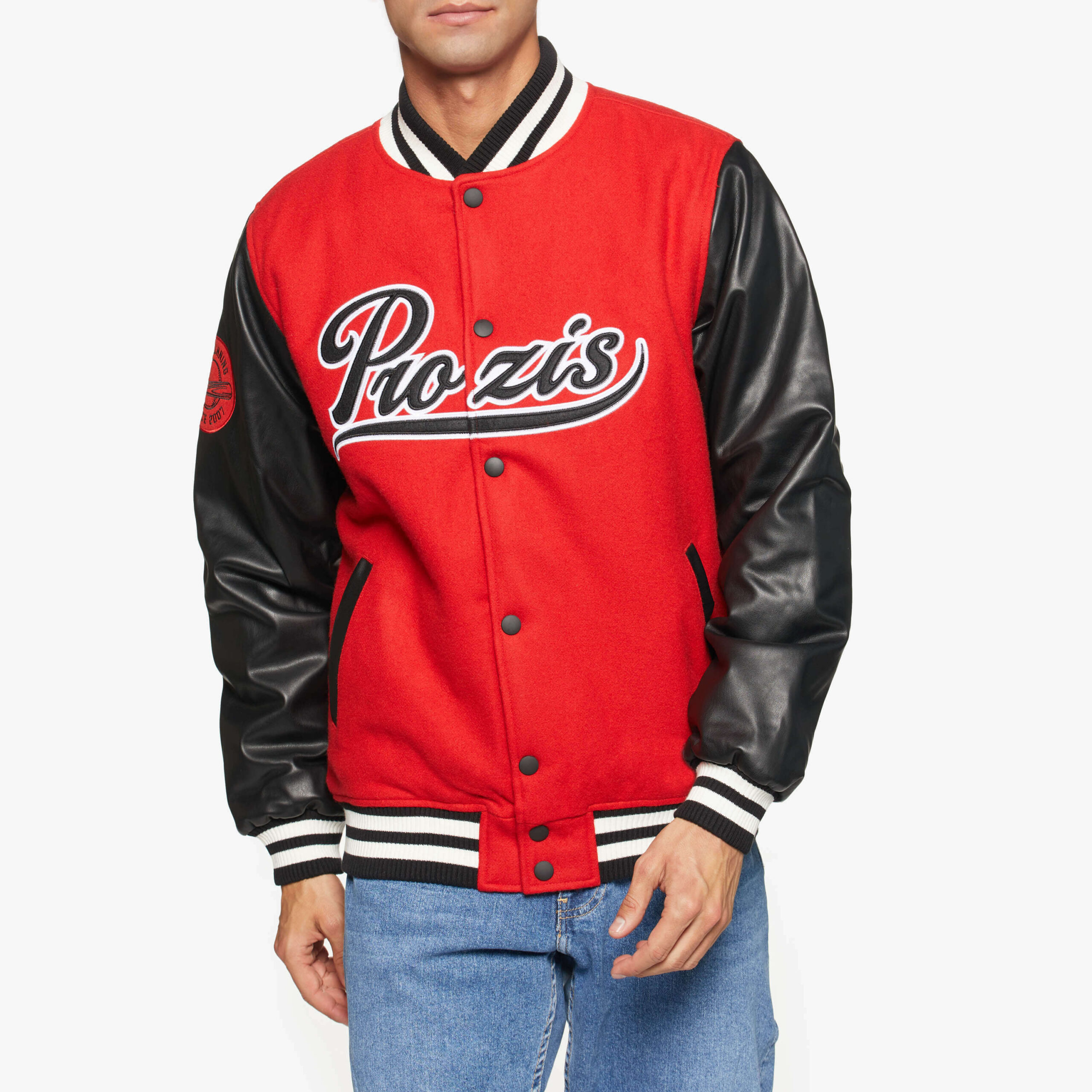 Red-Black-Prozis-Baseball-Varsity-Jacket-(3) Red Black Prozis Baseball Varsity Jacket