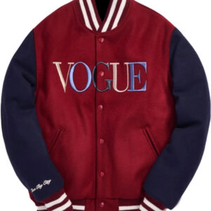 Red Brooklyn Vogue Varsity Jacket
