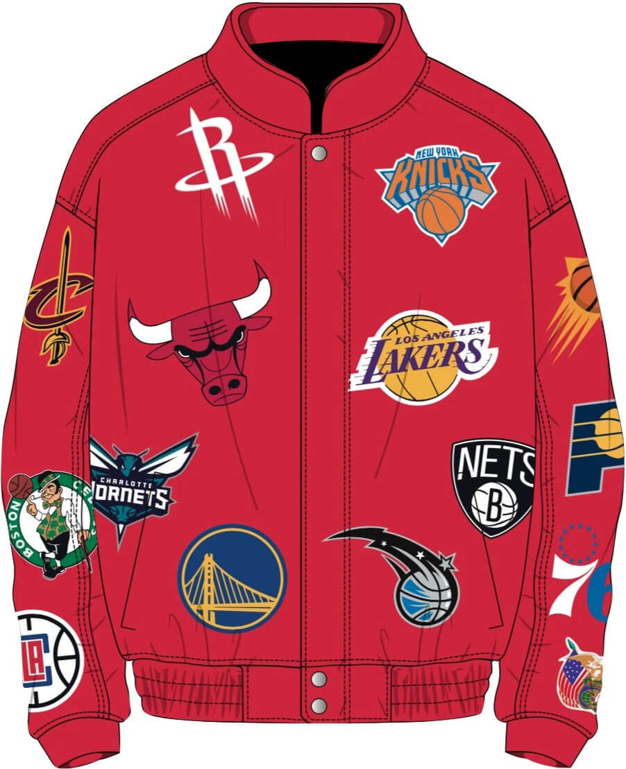 Maker of Jacket NBA Team Jeff Hamilton Bomber Jacket