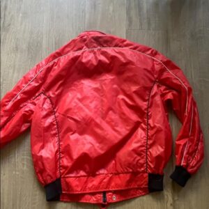 Red Rana Del Ferrari Windbreaker Racing Jacket