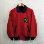 Red Vintage 90s Mcgregor American Spirit Varsity Jacket