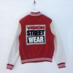 Red Vision Street Wear Varsity Jacket