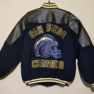 San Diego Chargers Blue Black Varsity Jacket