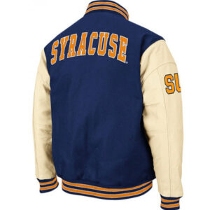 Syracuse S Letterman Blue Jacket