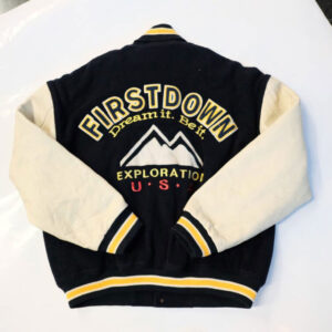 Vintage 90s First Down USA Varsity Jacket