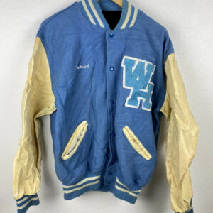 Vintage NBA Charlotte Hornets DeLong Letterman leather style RARE