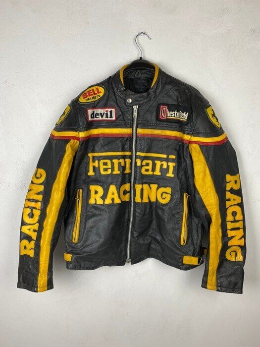 Leather Jacket Vintage Race