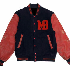 Vintage Macbeth MB Blue Red Varsity Jacket