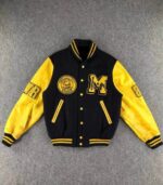 Vintage Mcgregor Black Letterman Varsity Jacket