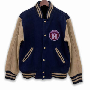 Vintage Mcgregor Blue Letterman Varsity Jacket