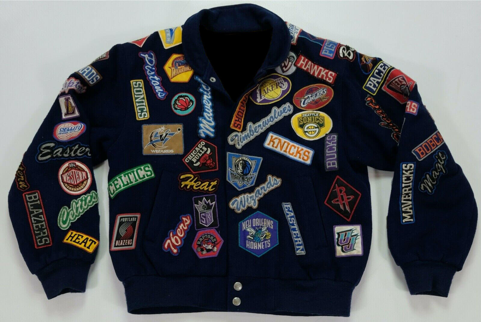 Vintage Unique NBA Teams Jacket