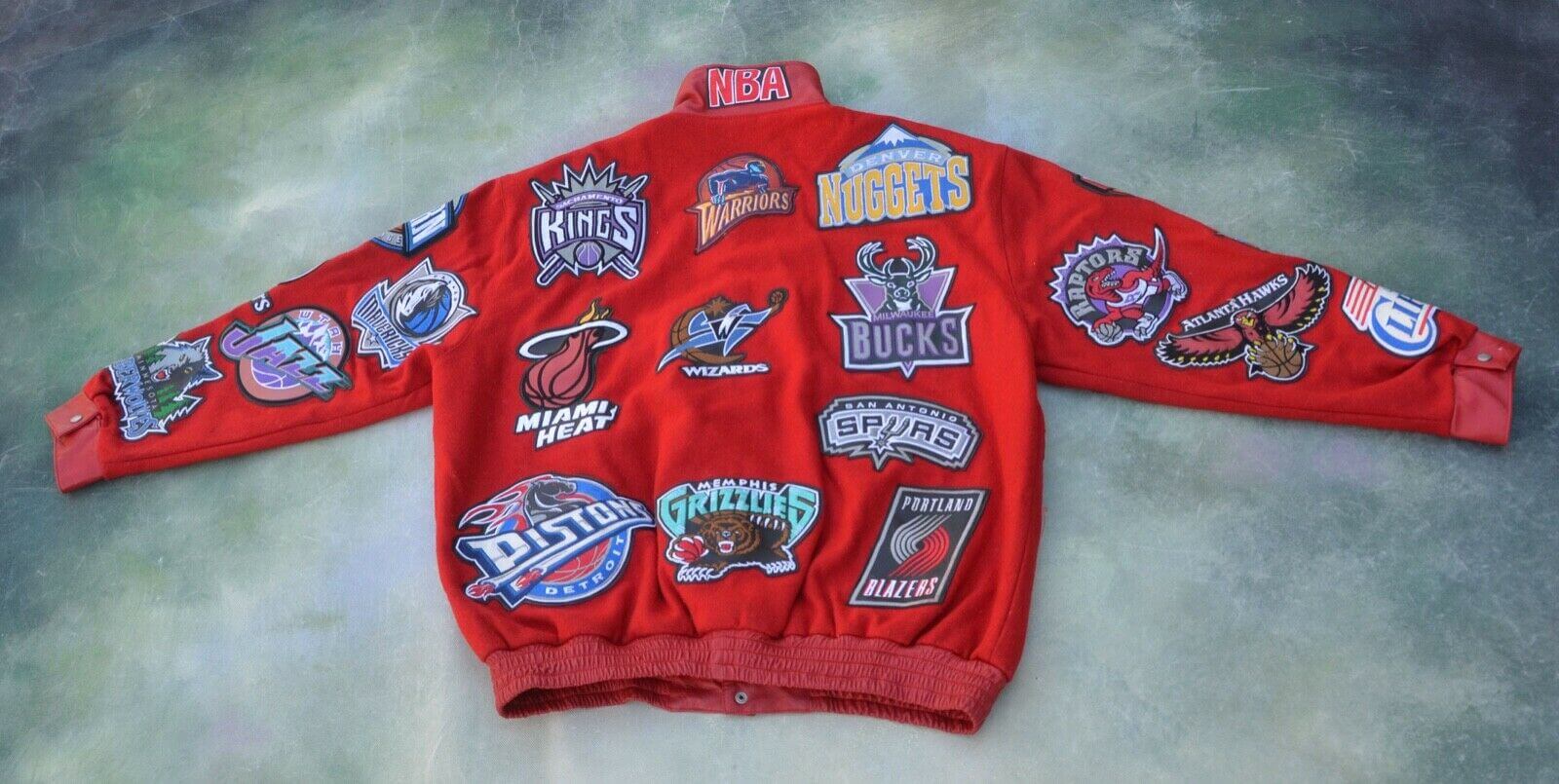 Vintage Jeff Hamilton NBA Hardwood Classics Team Patches Wool Jacket (Size  XXL/XXXL) — Roots