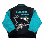 Vintage San Jose Shark Jeff Hamilton Varsity Jacket