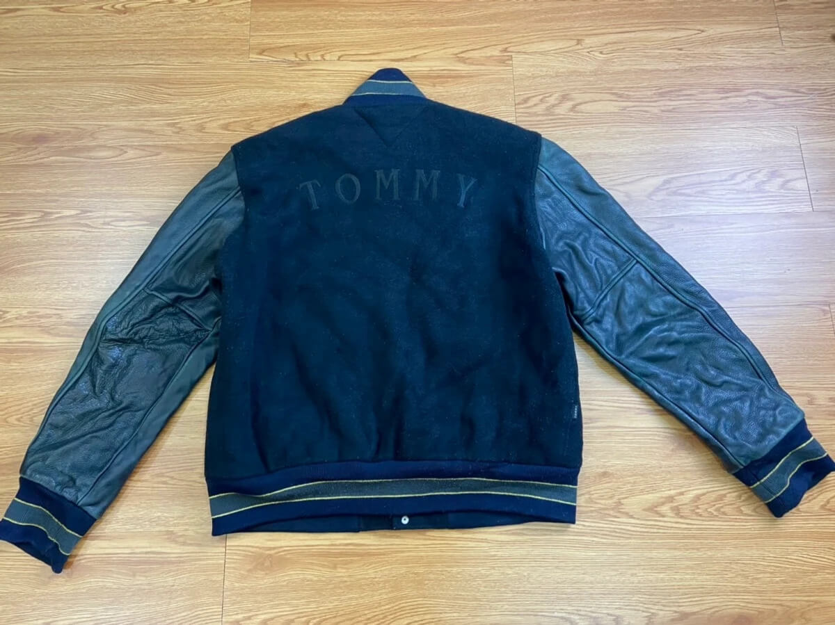 Vintage Tommy Hilfiger Embroidery Varsity Jacket - Maker of Jacket