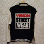 Vision Street Wear Black Varsity Jacket