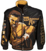 2000 Muhammad Ali Black Leather Jacket