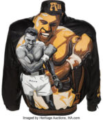 2000 Muhammad Ali Black Leather Jacket